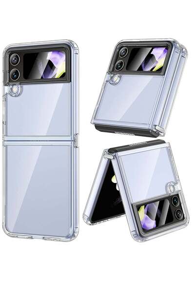 Shopi حافظة شفافة لهاتف Galaxy Z Flip 4 [مضادة للاصفرار] رفيعة ونحيفة من مادة...