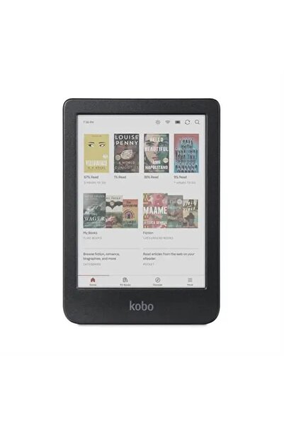 kobo E-reader Clara Colour, 6 inch Kaleido, 16GB, Wi-Fi, IPX8, Negru