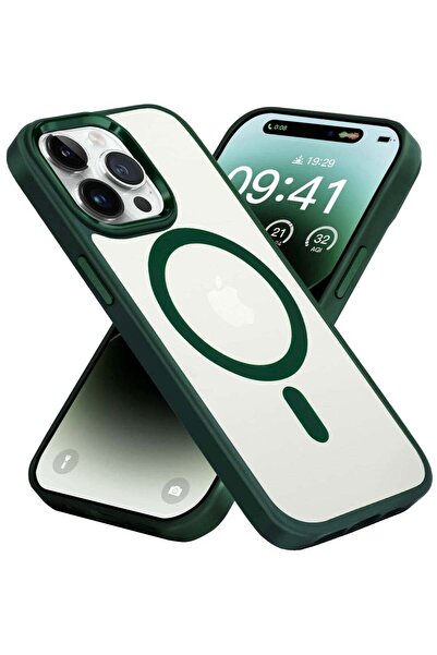 Shopi Case Cover with Mag-Safe Magnetic Translucent Matte Protective Cover Ba...