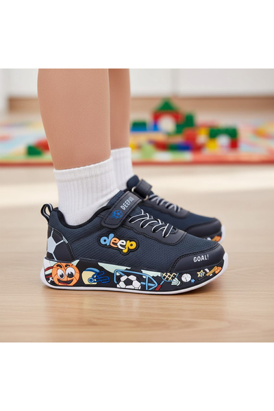 foopi حذاء رياضي رجالي من Goal Velcro-Elastic مقاس 31-35