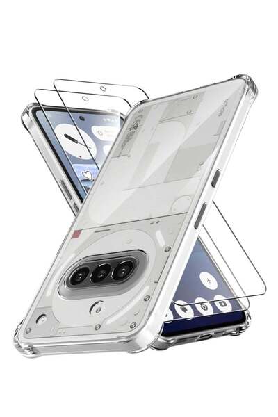 Shopi غطاء حماية لهاتف Nothing Phone 3a مضاد للاصفرار، غطاء شفاف فاخر مع حماي...