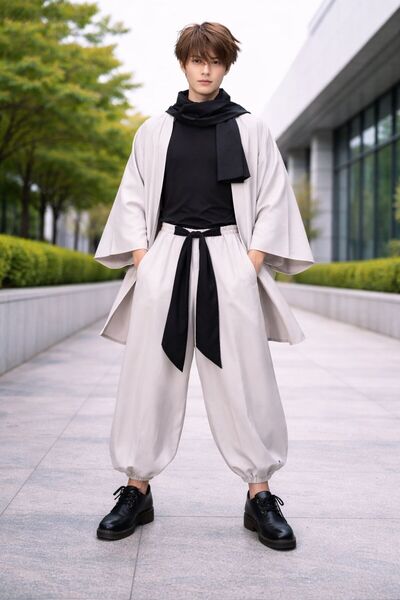 galaxy boutique Σετ Άνιμε Τζουτζούτσου Καϊζέν Τότζι Κόσπλεϊ Χαόρι & Παντελόνι