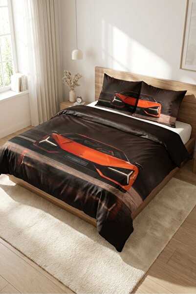 Evmila Sports Car Racing Themed Teen Pike Team-Futuristic Automobile Modern O...