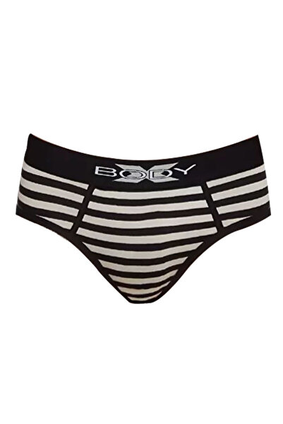Bodycare Comfortable Innerwear for Everyday Use | Stripes brief | black | BX0...