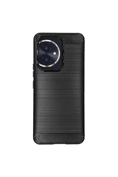 SILKASE Husa Silicon carbon pentru Honor 100, silicon, culoare negru
