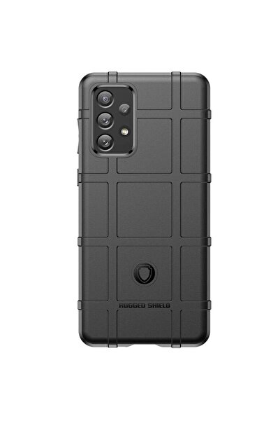 SILKASE Husa pentru Samsung Galaxy A73 5G, Rugged shield, cauciuc negru