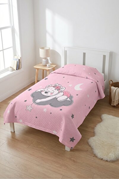 Evmila Σετ Πικέ για Ένα Άτομο με Αρκουδάκια, Αστέρια και Σύννεφα - Καπιτονέ Κ...