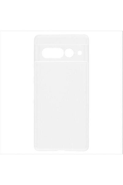 SILKASE Husa 0.3mm pentru Google Pixel 7 Pro, subtire, culoare alb-transparen...