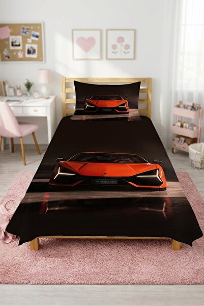 Evmila Sports Car Racing Themed Teen Pike Team-Futuristic Automobile Modern O...