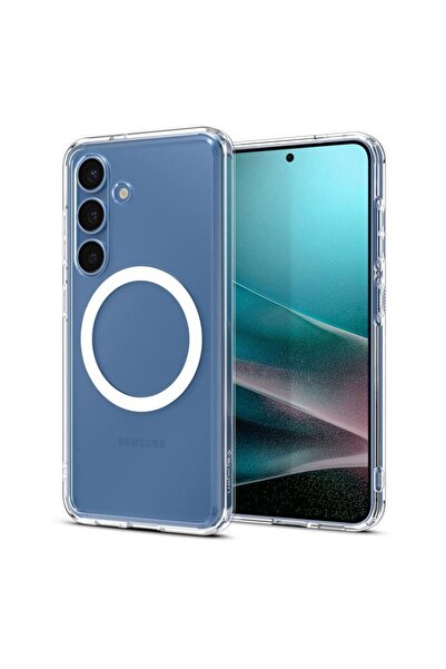 Spigen Husa Ultra Hybrid για Samsung Galaxy S25, Magsafe, διάφανο λευκό