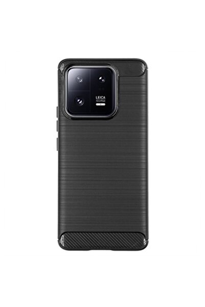 SILKASE Husa Pentru Xiaomi 13 Pro, silicon carbon, culoare negru