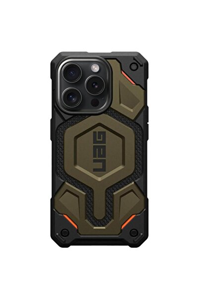 UAG Θήκη Monarch Pro MagSafe για Apple iPhone 15 Pro, κέβλαρ, πράσινα στοιχεία