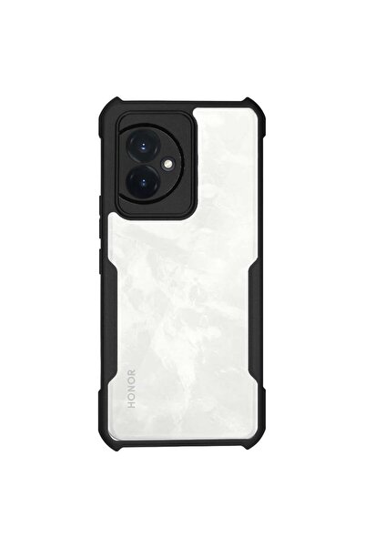 SILKASE Husa Antigravity pentru Honor 100, AntiGravity, AntiShock, negru/tran...