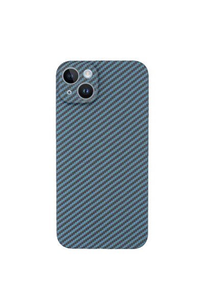 SILKASE Husa fibra carbon pentru Apple iPhone 14 Plus, aramid kevlar,protecti...