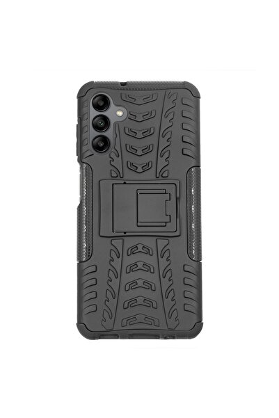 SILKASE Θήκη για Samsung Galaxy A04, Θωρακισμένη με βάση στήριξης, πλαστικό/κ...