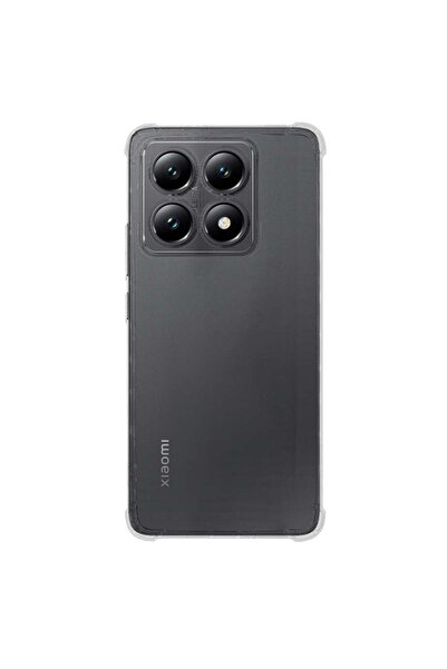 SILKASE Husa Antishock pentru Xiaomi 14T, protectie camera, silicon transparent