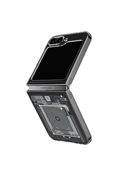 Spigen Ultra Hybrid Pro, Samsung Galaxy Z Flip6/7 FE, Zero One, μαύρο
