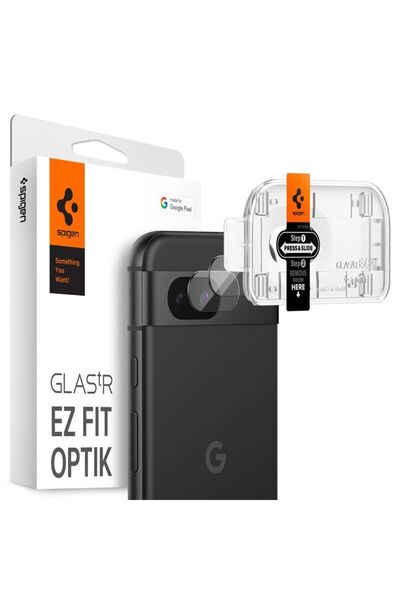 Spigen Σετ 2 γυάλινων προστατευτικών κάμερας tR EZ Fit Optik για Google Pixel...