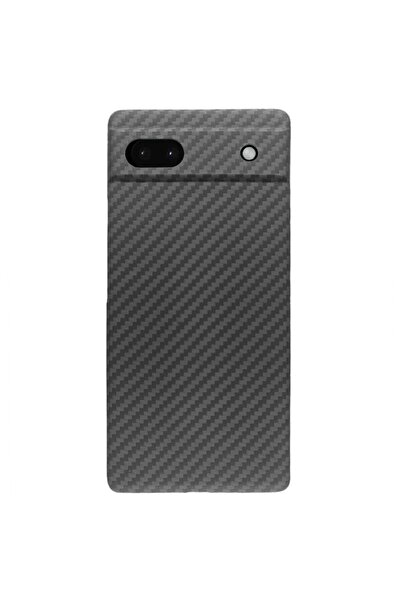 SILKASE Husa fibra de carbon pentru Google Pixel 6a, protectie camera, aramid...