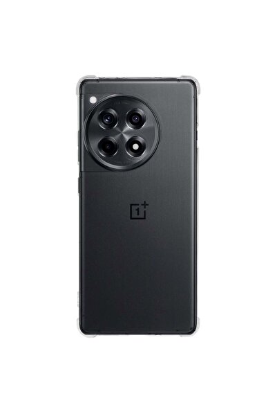 SILKASE Antishock case for OnePlus 12R, camera protection, transparent silicone
