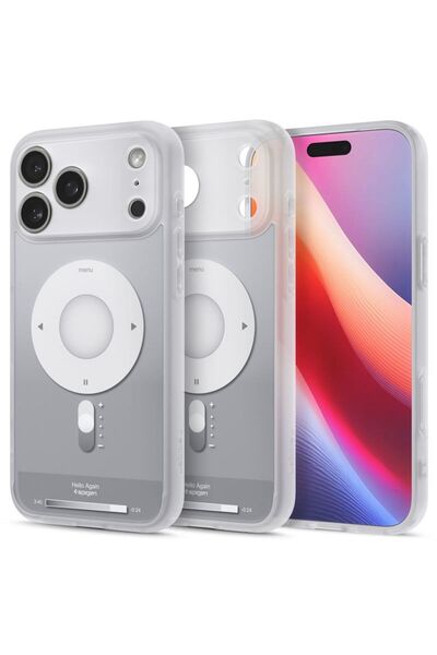 Spigen Υπέρ-Υβριδική Θήκη MagSafe για iPhone 17 Pro Max, Κλασικό Ασημί