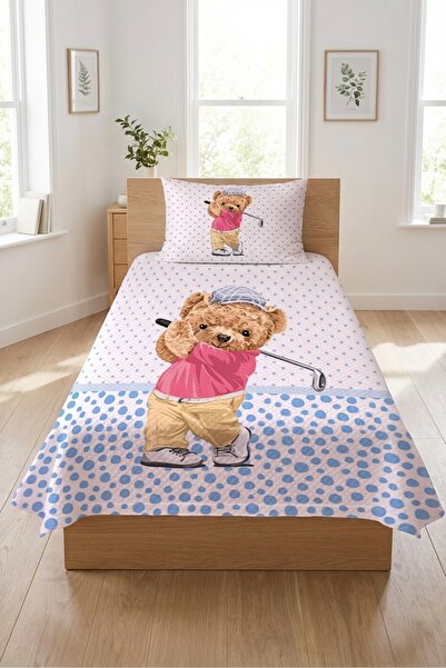 Evmila Χαριτωμένο αρκουδάκι με πουά νεανικό σετ πικέ - Σπορ Ζωικό Μοντέρνο Δι...