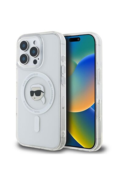 Karl Lagerfeld Κάρλ Θήκη IML με Μεταλλικό Πλαίσιο και MagSafe για iPhone 16 P...