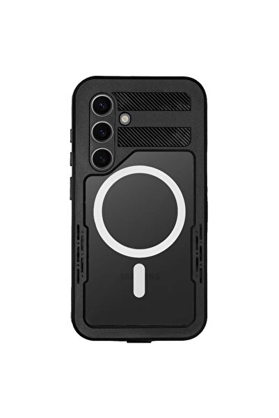 SILKASE Θήκη κατάδυσης για Samsung Galaxy S24, αδιάβροχη, αντικραδασμική, μαύρη