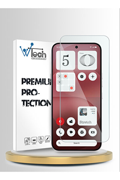 Wtech واقي شاشة زجاجي مقوى 9H شفاف لهاتف Nothing Phone (4a) Pro 5G 2026 من ال...