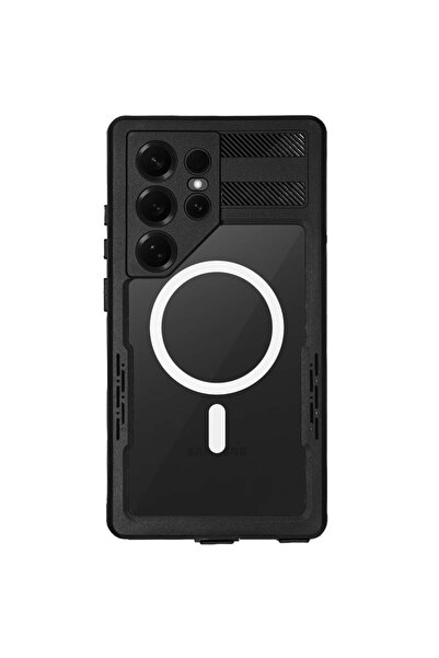 SILKASE Θήκη κατάδυσης για Samsung S25 Ultra, αδιάβροχη, αντικραδασμική, μαύρη.