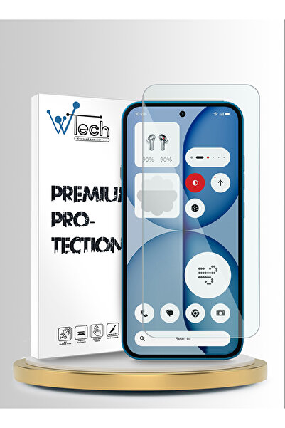 Wtech واقي شاشة زجاجي مقوى 9H شفاف لهاتف Nothing Phone (4a) 5G 2026 من السلسل...