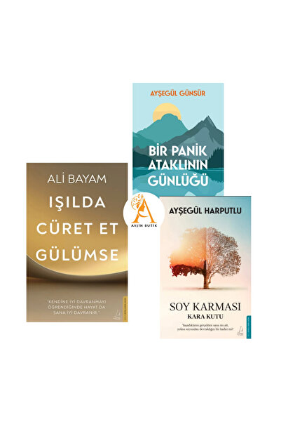 Destek Yayınları Işılda, Cüret Et, Gülümse/Bir Panik Ataklının Günlüğü/Soy Ka...