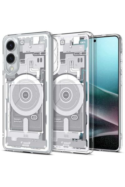 Spigen Husa Ultra Hybrid MagSafe για Samsung Galaxy S25 Edge, λευκό