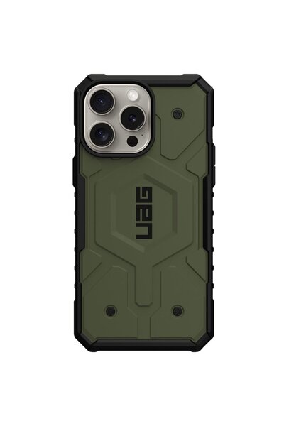 UAG Husa Pathfinder MagSafe pentru Apple iPhone 15 Pro Max, Olive Drab