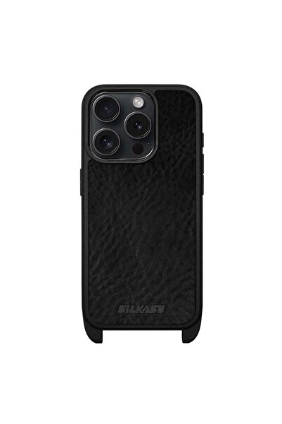 SILKASE Husa Piele pentru Apple iPhone 15 Pro Max, piele naturala Missouri