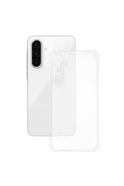 SILKASE Husa Antishock pentru Samsung A26, protectie camera, silicon transparent