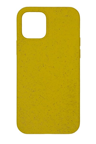 SILKASE Βιολογική θήκη για iPhone 12/12 Pro, βιοδιασπώμενη, κίτρινου χρώματος...