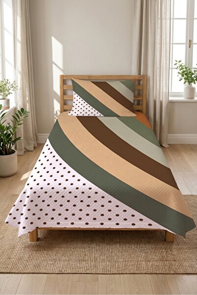 Evmila Σετ Βρεφικής Πικέ με Γεωμετρικές Ρίγες και Πουά - Ελάχιστο Σκανδιναβικ...