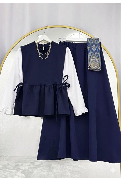 VOLT CLOTHİNG ΣΕΤ ΦΟΥΣΤΑΣ ΚΑΙ ΠΟΥΚΑΜΙΣΟΥ ΜΕ ΜΑΝΙΚΙΑ ΚΟΛΑΡΙ