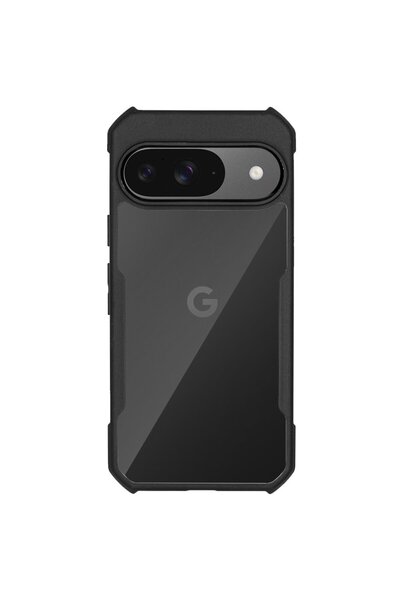 SILKASE Αντιβαρυτική Θήκη για Google Pixel 9/9 Pro, Αντικραδασμική, μαύρο/δια...