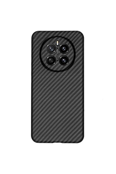 SILKASE Θήκη από ανθρακονήματα για Honor Magic7, προστασία κάμερας, μαύρο ματ