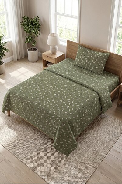 Evmila Σετ βρεφικού πικέ με μοτίβο λουλουδιών Daisy Spring - Ρομαντικό σκανδι...