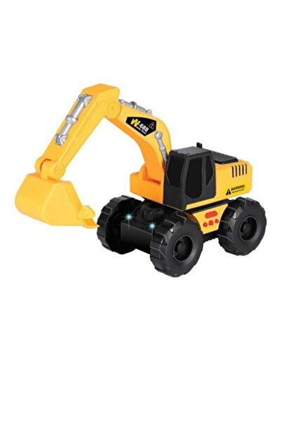 Wonderland Παιδικός Εκσκαφέας, Κίτρινο/Μαύρο, Ήχος, Φώτα, Λειτουργία οπισθοπο...