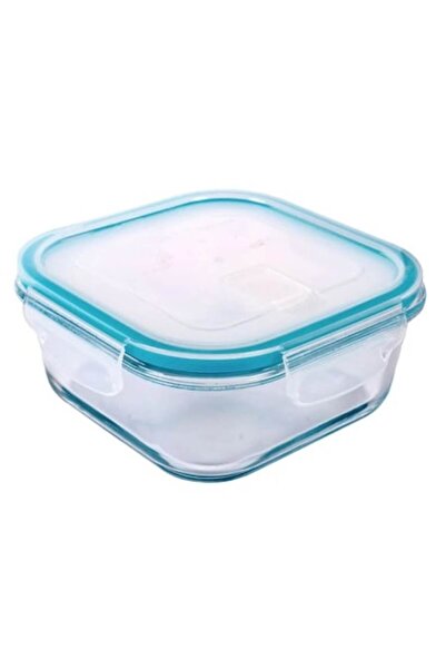 OEM Γυάλινο δοχείο τροφίμων με πλαστικό καπάκι