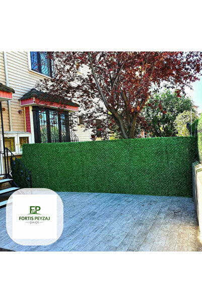 Fortis Peyzaj Fabrikadan Çim Çit 120cm x 6metre Çim Örgülü Bahçe Çiti + Bağla...
