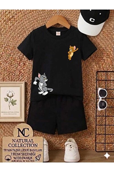Nice Clothes Tricou și pantaloni scurți de vară pentru copii, unisex (imprime...