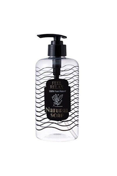 OEM Dozator de săpun lichid, Transparent/Negru, 500 ml
