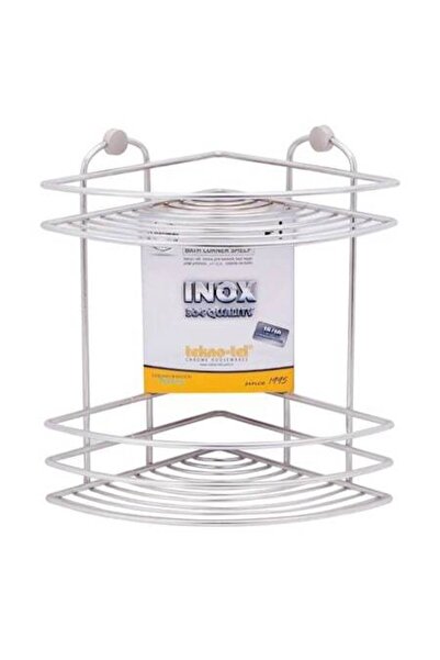 OEM Γωνιακό ράφι μπάνιου με 2 θήκες