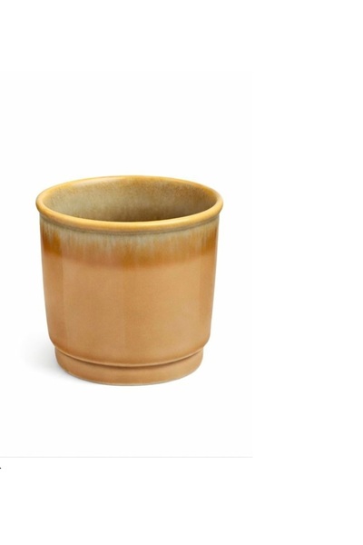 Porselen Kulpsuz Açık Kahverengi Espresso Bardağı