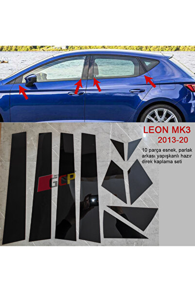 GCP German Car Parts SEAT LEON MK3 Direk Kaplama Seti - Leon MK3 Cam Çıtası K...
